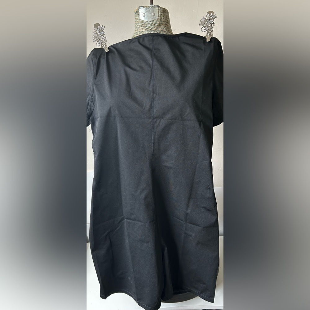NWOT Full Body Short Sleeve Sweat Suit. Waist Trainer Slimming Shapewear M - Picture 2 of 5
